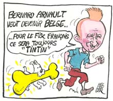 Bernard Arnault, premire fortune de France, a demand la nationalit belge