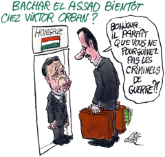 Bachar el Assad, criminel de guerre syrien, trouve refuge dans la Hongrie de Viktor Orban