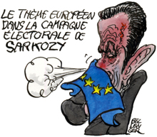 Nicolas Sarkozy, Prsident de la Rpublique Franaise,  candidat  sa rlection en 2012