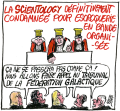 la Cour de cassation a rejet le 15 octobre 2013 le pourvoi form par l'Eglise de Scientologie contre sa condamnation en appel pour "escroquerie en bande organise" ce qui la rend dfinitive en France